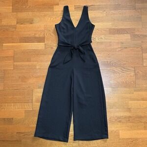 Wilfred Aritzia Jumpsuit Womens 2 Black Wide Leg Sleeveless Office Career Formal